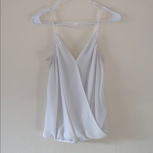 Naked Zebra Chiffon Wrap Tank